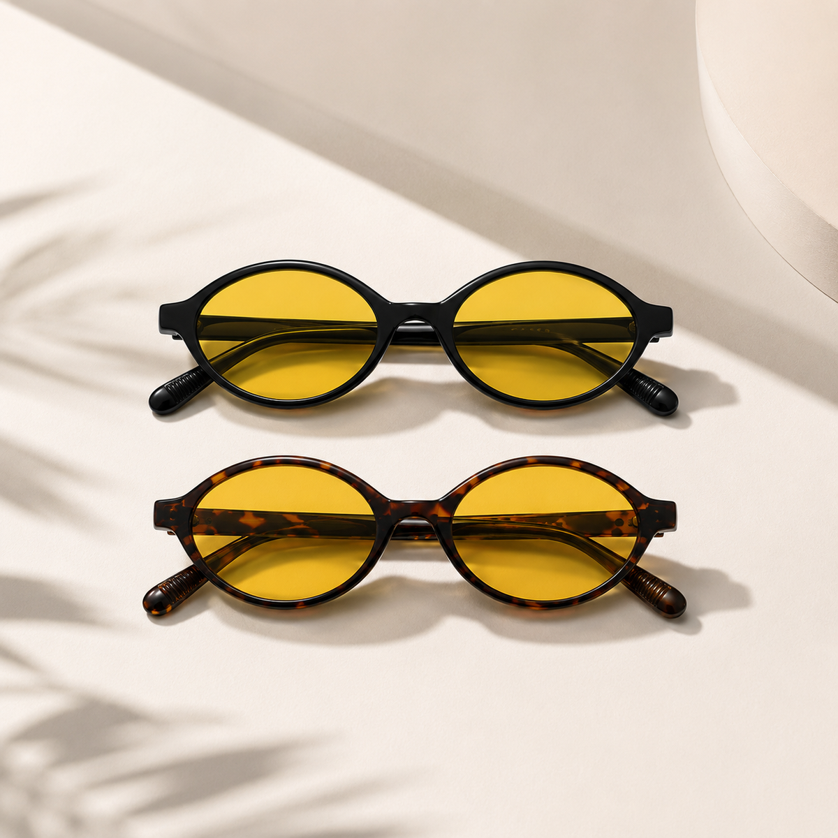 LUMA Day Black e Tortoise com lentes amarelas, modelos de óculos com filtro de luz azul
